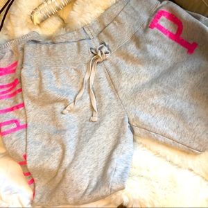 Pink Sequin Sweatpants